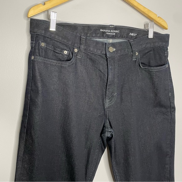 Banana Republic Traveler Slim Fit Jeans Indigo Wash - Picture 3 of 7